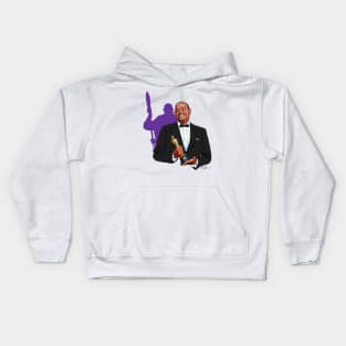 Forest Whitaker - An illustration by Paul Cemmick Kids Hoodie